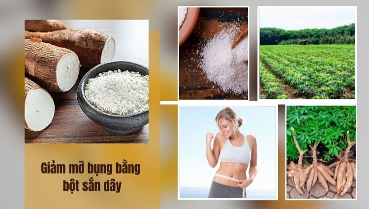 Giảm mỡ bụng bằng bột sắn dây