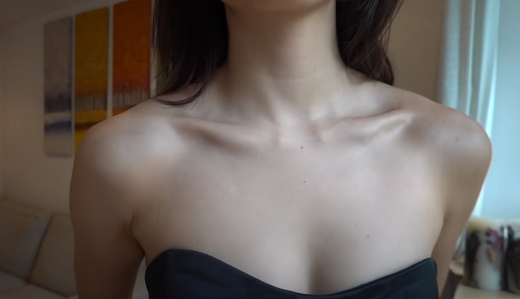 Với những bài tập của Emi Wong giúp vai và cổ thon gọn, xương quai xanh cực quyến rũ đấy !