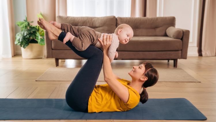 giảm cân sau sinh mổ