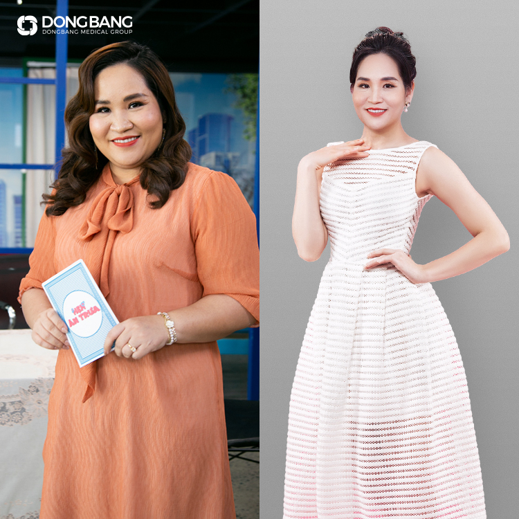 Tiến sĩ Tô Nhi A giảm 20kg bằng liệu pháp Dongbang Fatloss Booster. Liệu pháp này đáp ứng yêu cầu khắt khe của TS. Tô Nhi A khi chị phải làm việc với cường độ lao động cao và lịch trình không khoảng trống.