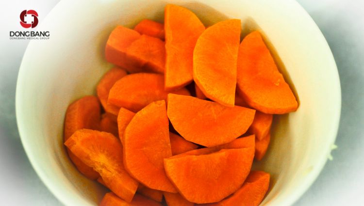 Bổ sung cà rốt giúp cơ thể không bị đói 