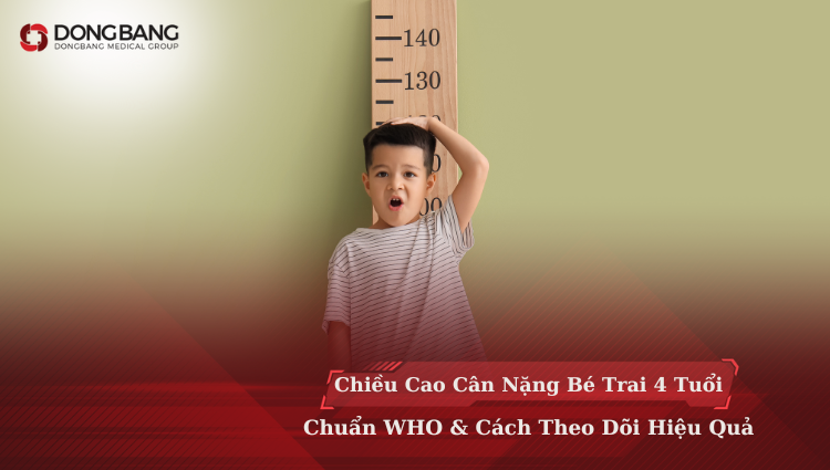 chiều cao cân nặng bé trai 4 tuổi