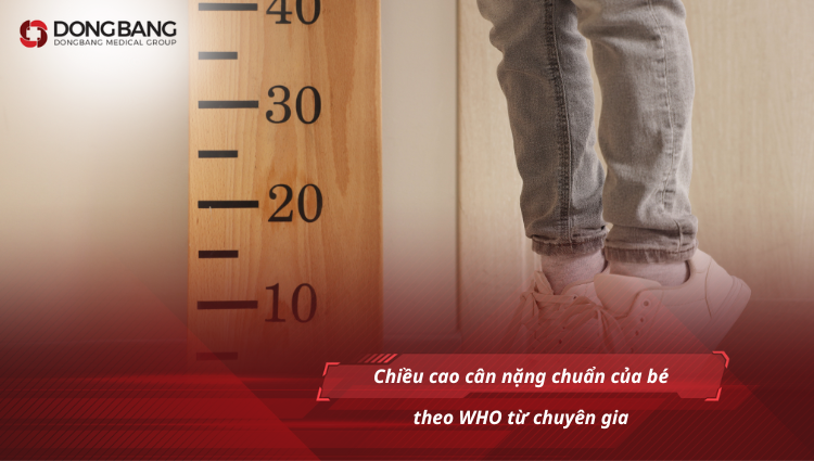 chiều cao cân nặng của bé