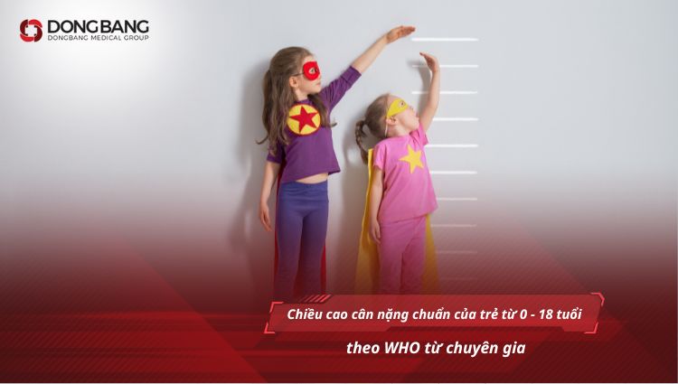 chiều cao cân nặng của trẻ từ 0 18 tuổi