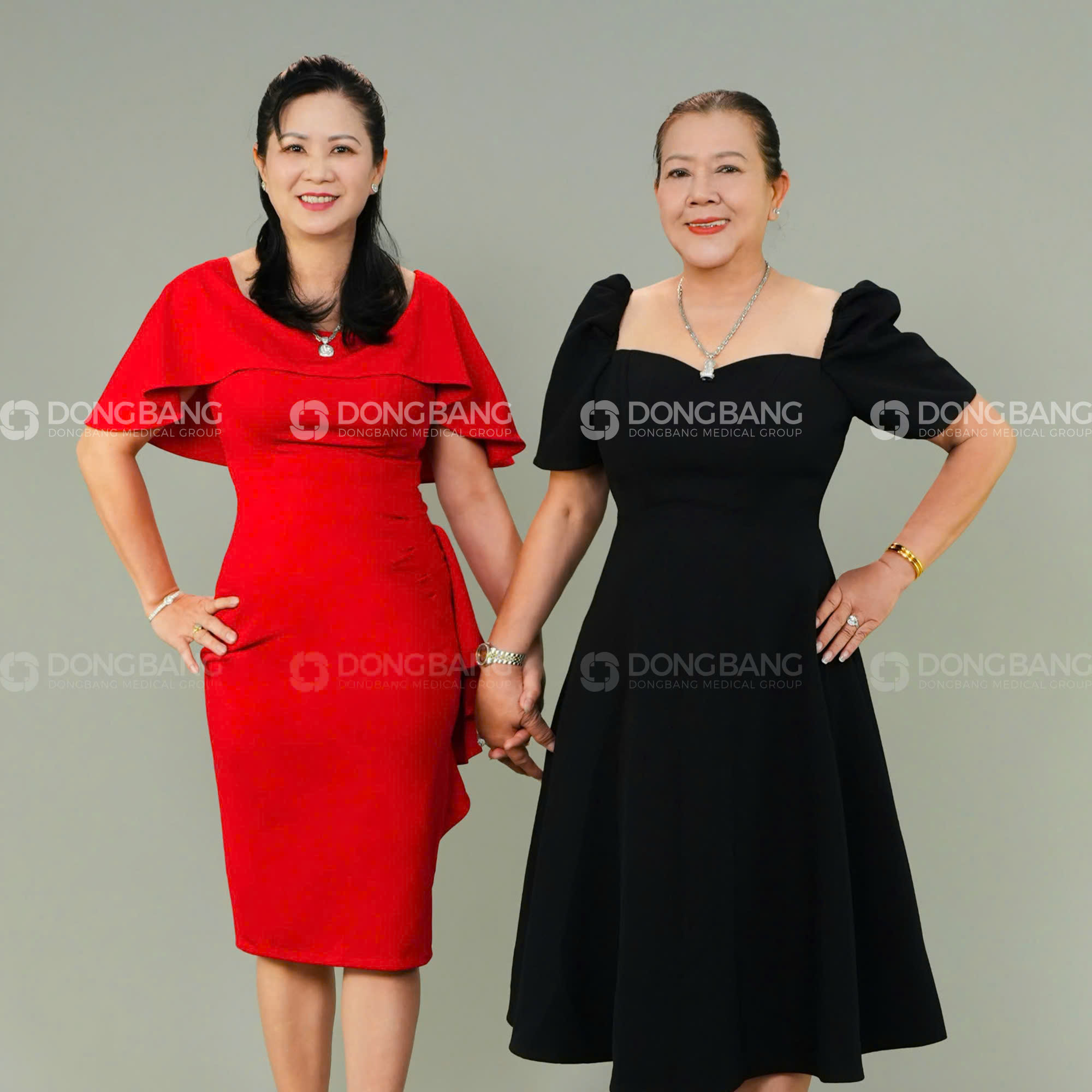 Hình ảnh 2 mẹ con sau khi giảm cân tại Dongbang 