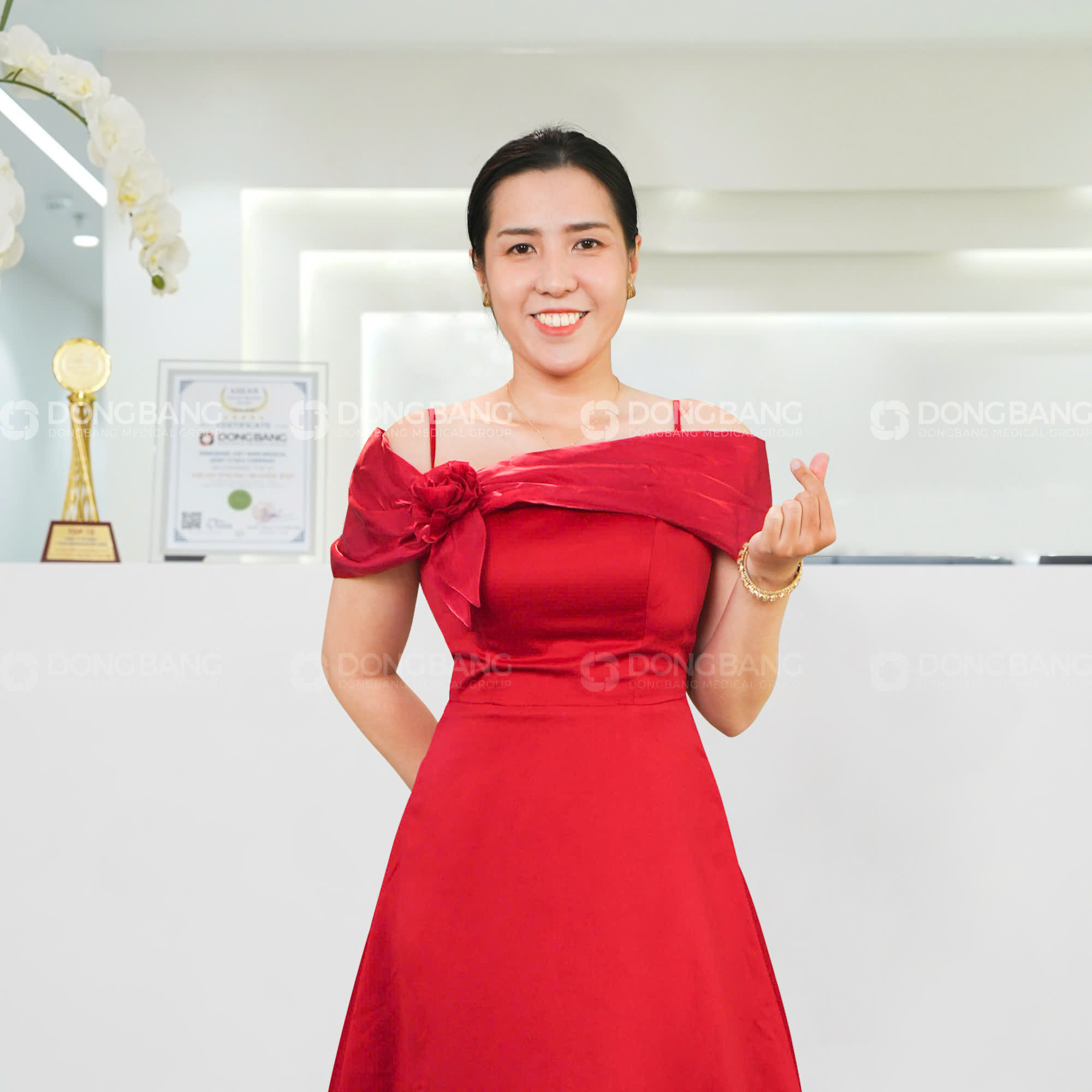 Chị Hạnh Liên sau khi giảm cân tại Dongbang
