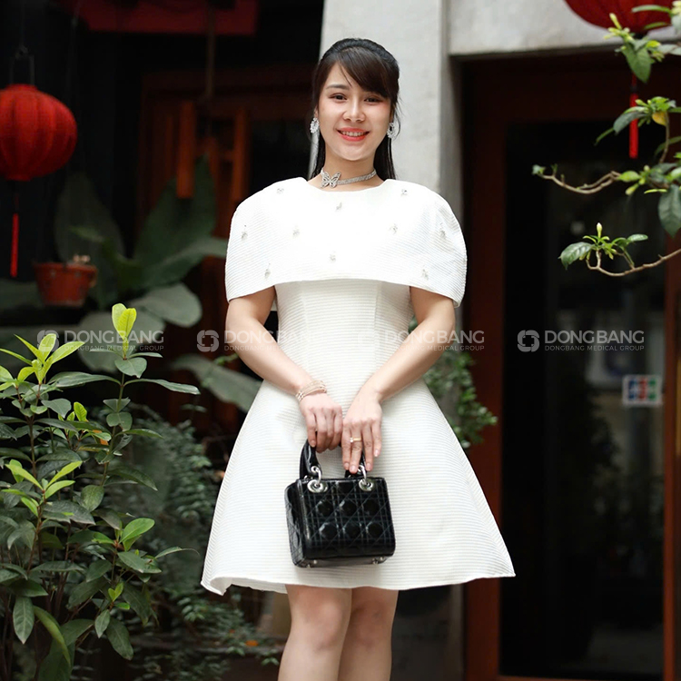 Hình ảnh chị My sau khi giảm cân tại Viện thẩm mỹ Dongbang 